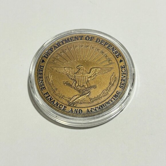 TWO US DEPARTMENT OF DEFENSE, COMMEMORATIVE COINS - Picture 2 of 5